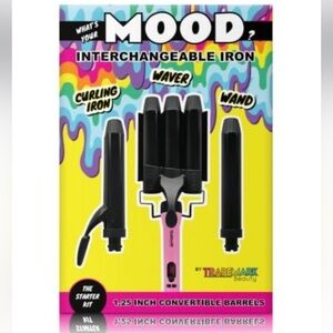 Trademark Beauty Mood Interchangeable
Iron Styling Kit new in box